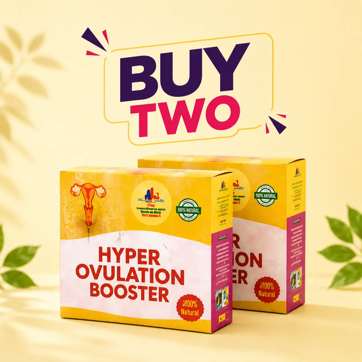 2 Packs Hyper Ovulation Booster
